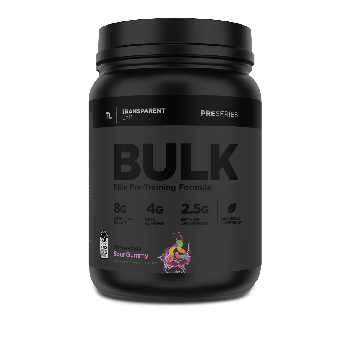 Pre-entrenamiento BULK BLACK