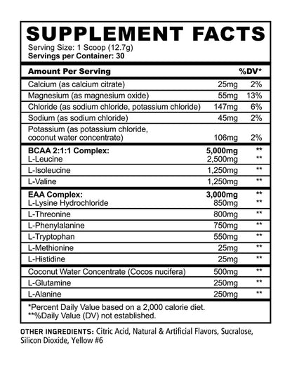 BCAA + EAA + HIDRATACIÓN