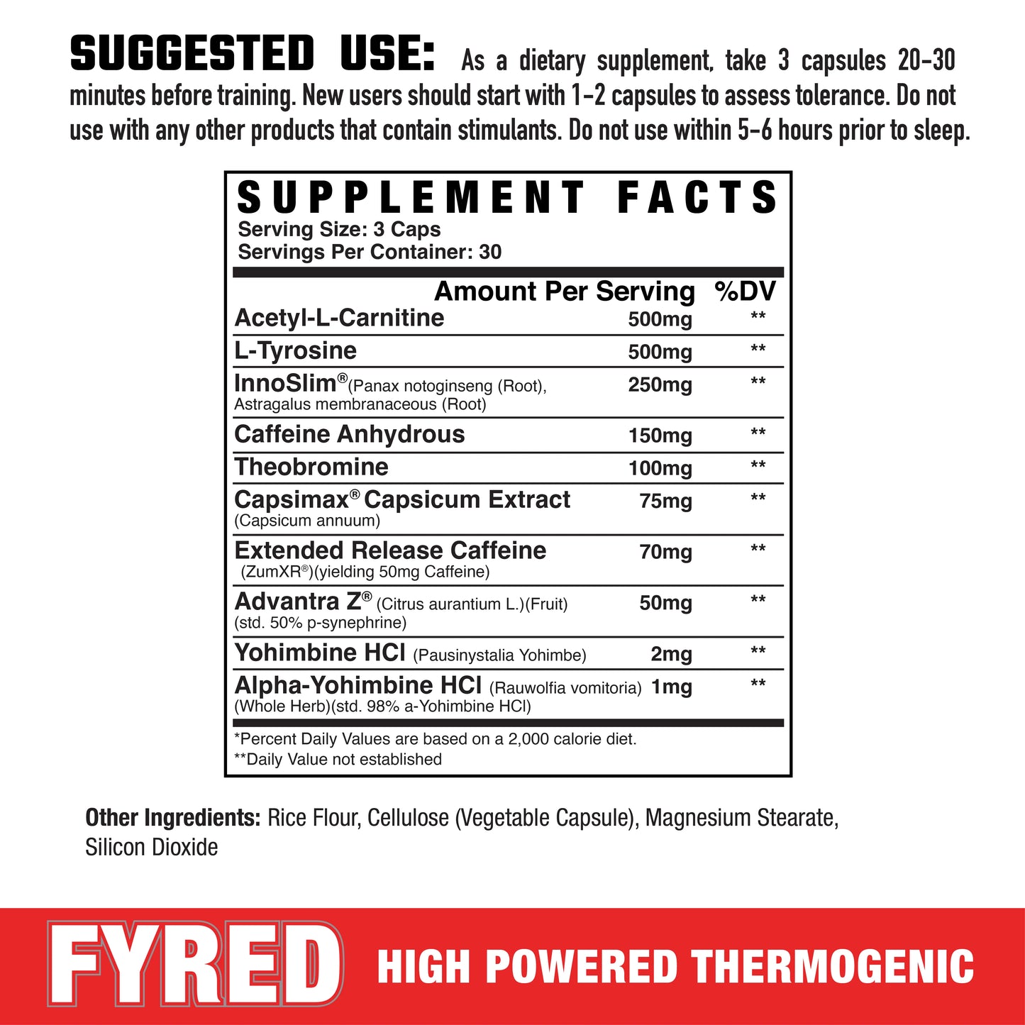 Fyred V2 - Fat Burner