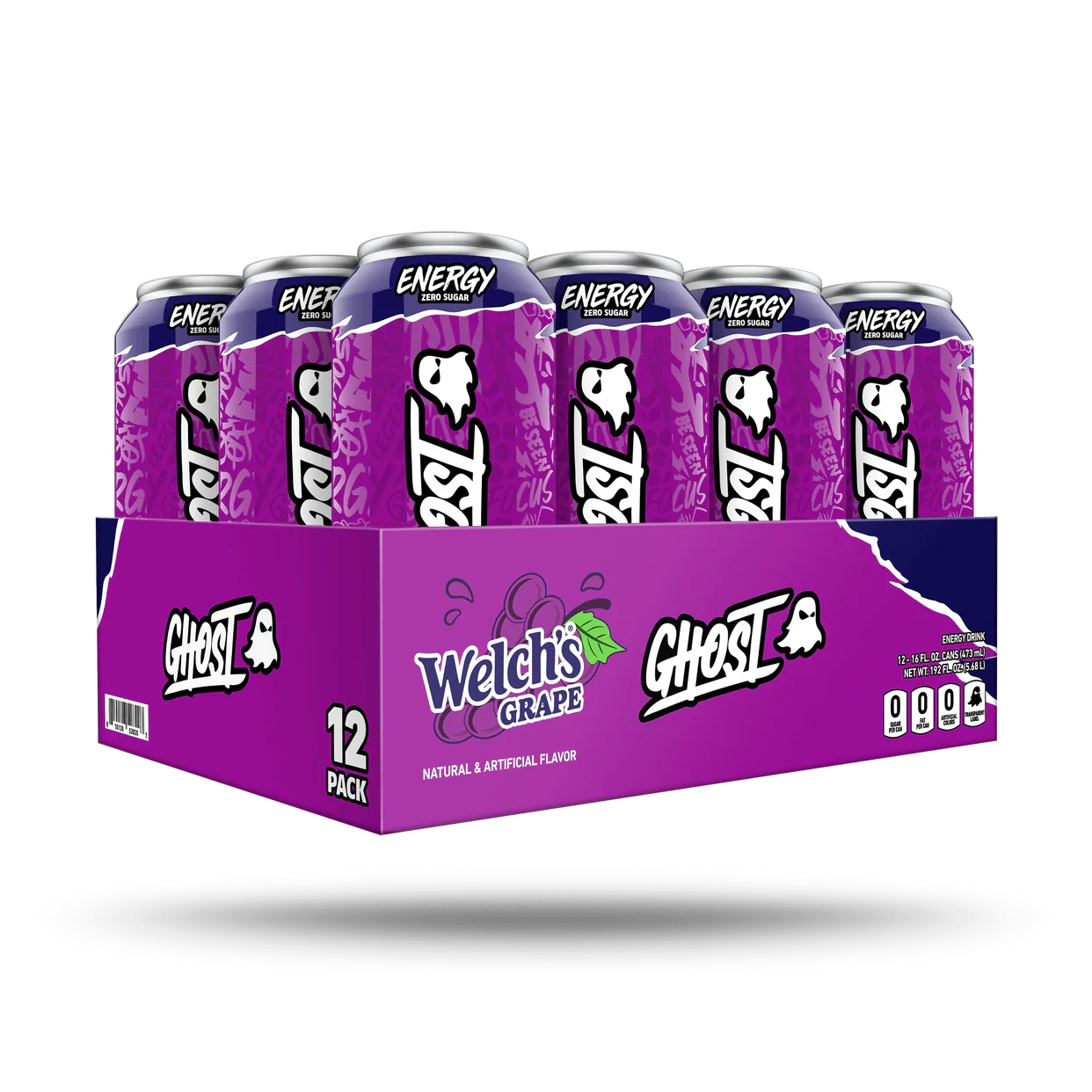 GHOST® ENERGY WELCH'S® "GRAPE"  CASE OF 12