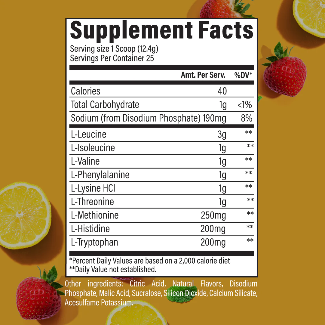 EAA - ESSENTIAL AMINO ACIDS