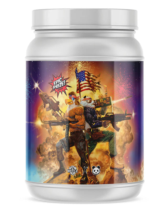 PRIMERA SANGRE: una colaboración entre Panda Supplements y Merica Labz: FREEDOM FUEL (limón, bayas y piña)