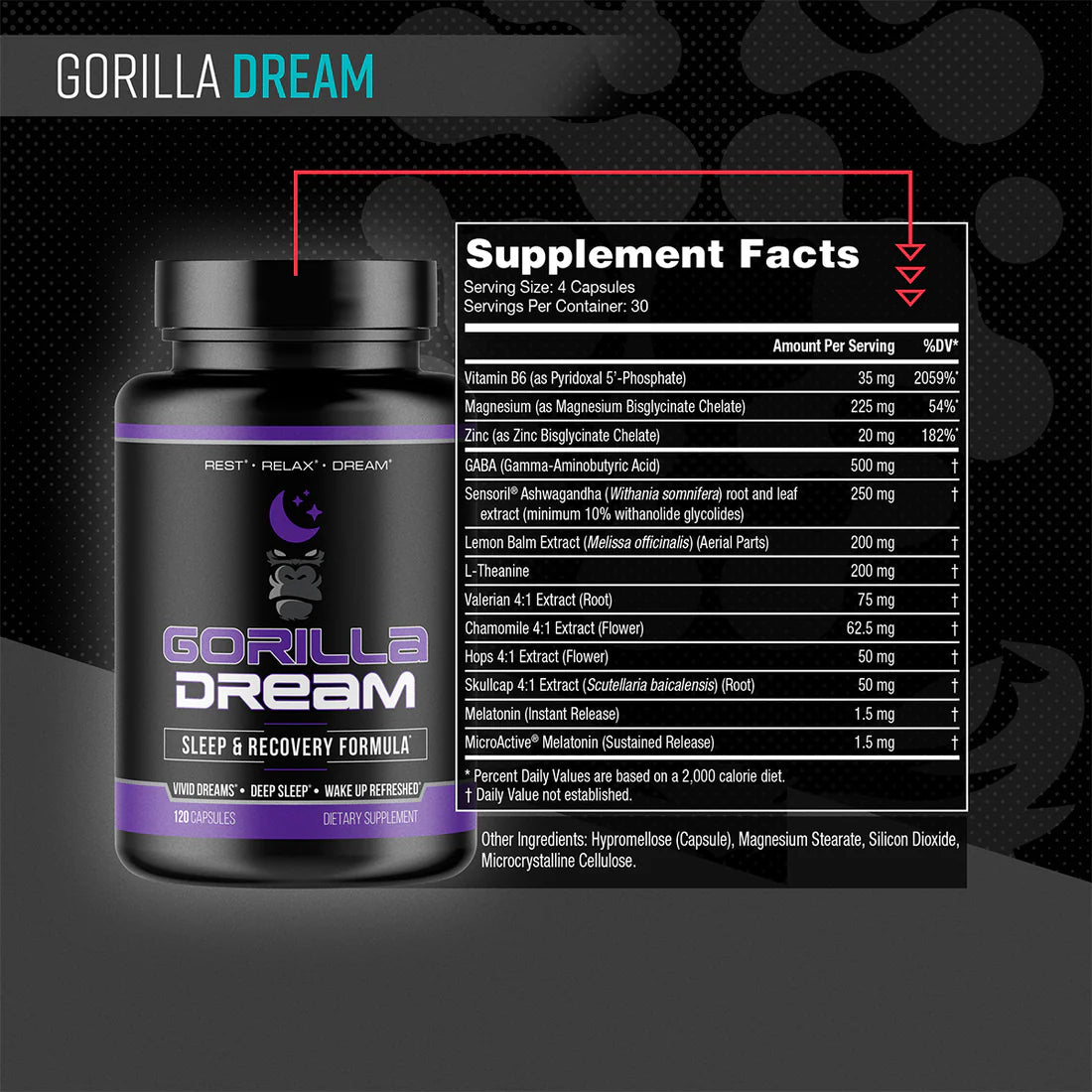 Gorilla Dream Sleep & Recovery Formula