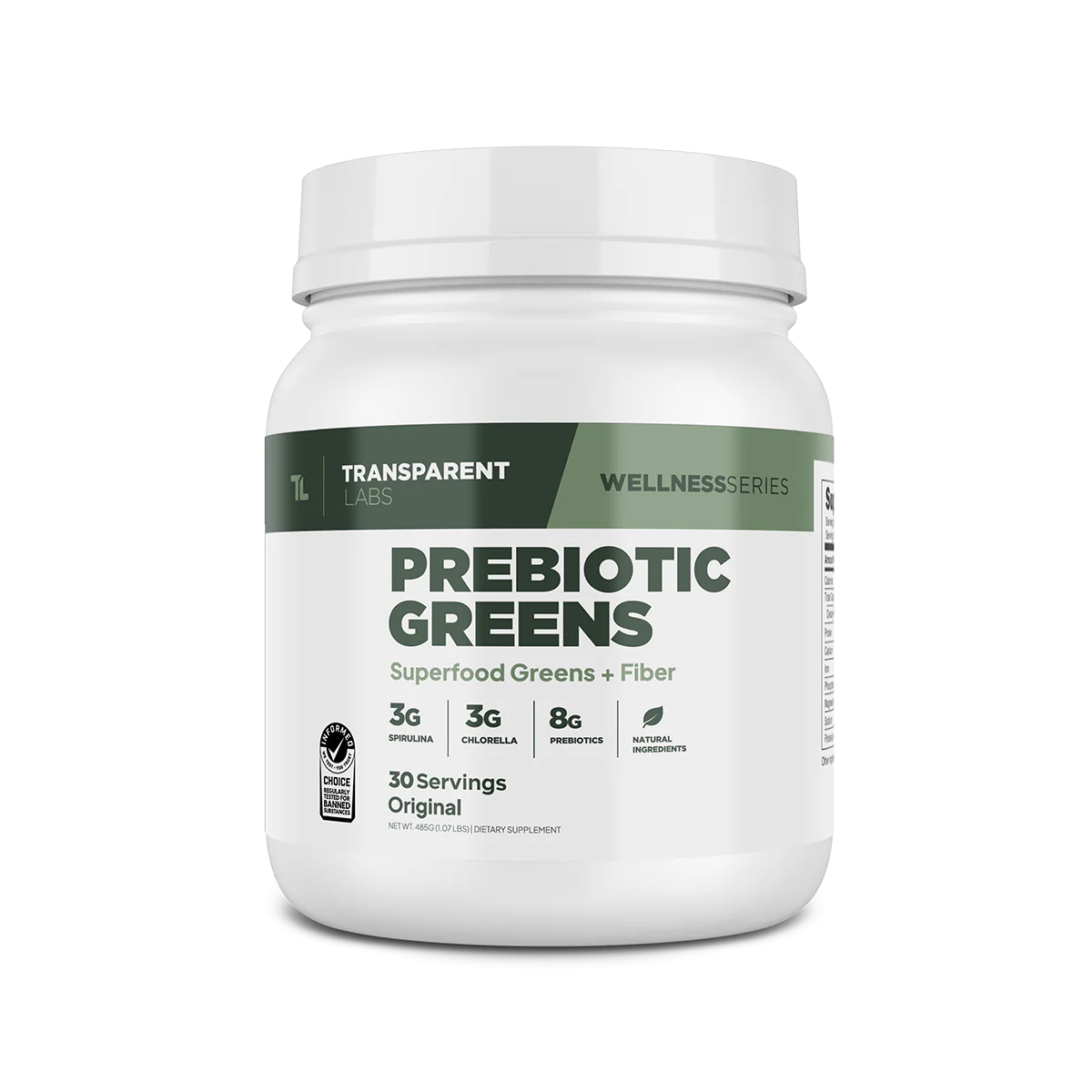 PREBIOTIC GREENS AQUATIC GREENS + FIBER