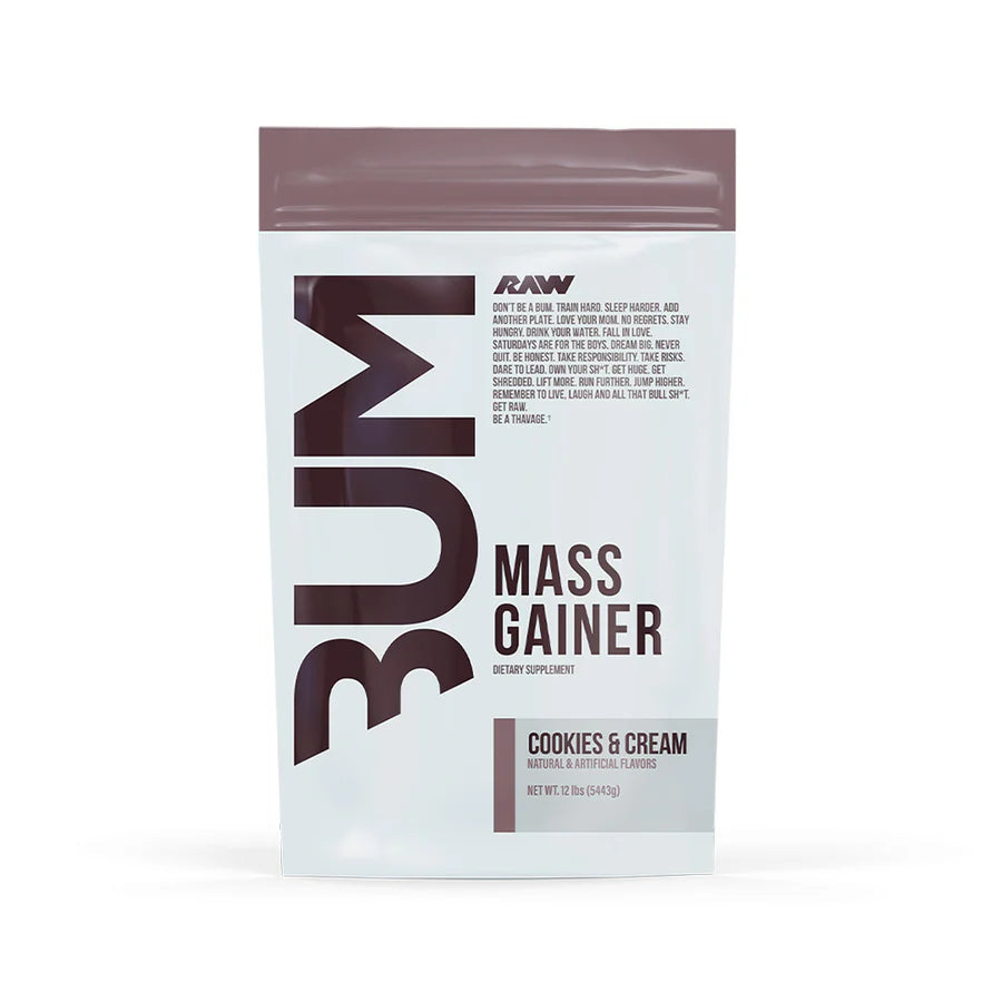 Ganador de masa muscular Raw C-Bum de 12 libras