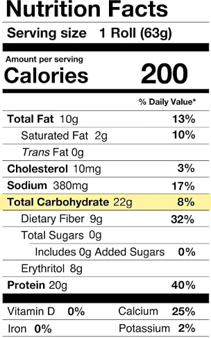 Protein Sweet Roll