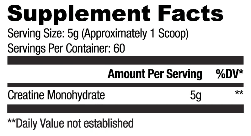 Creatine Monohydrate 300g