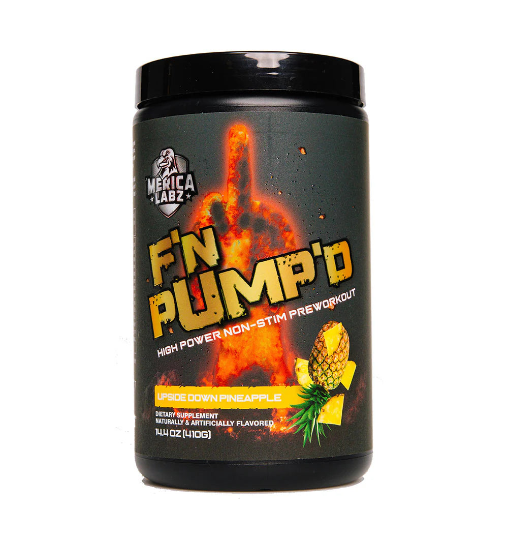 F'N PUMP'D - Non-Stim Pre-Workout : Flavor Upside down Pineapple