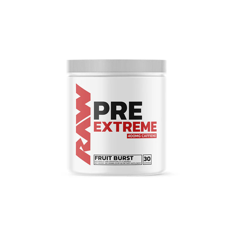 Pre Extreme Raw 400 mg estimulante 30 unidades